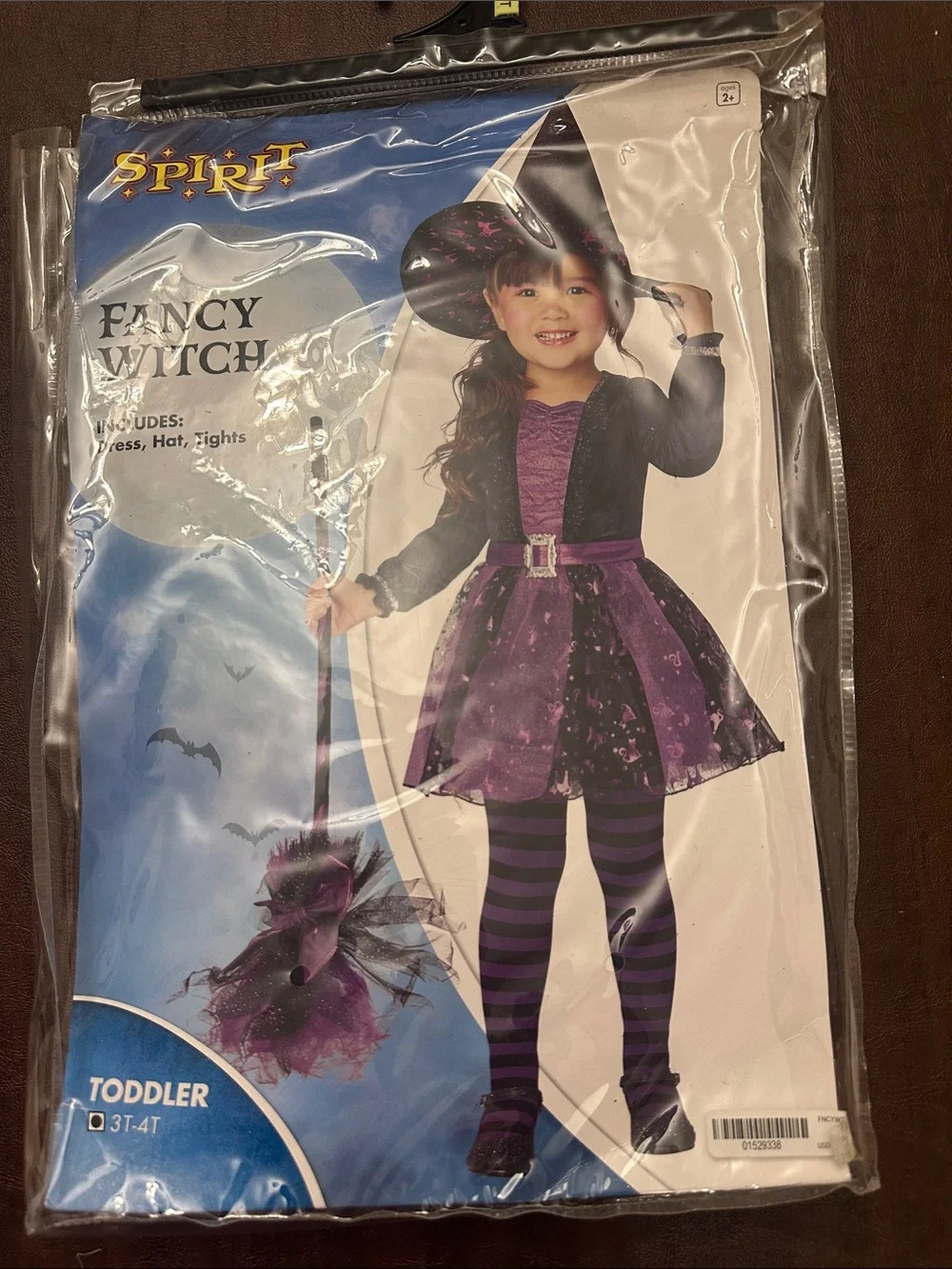 Spirit Purple and Black Fancy Witch Toddler Costume